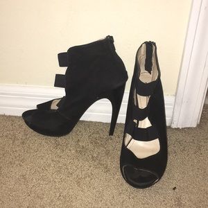 Black boutique stilettos